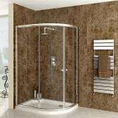 Coral Offset Quadrant Enclosure, 1000x800mm 